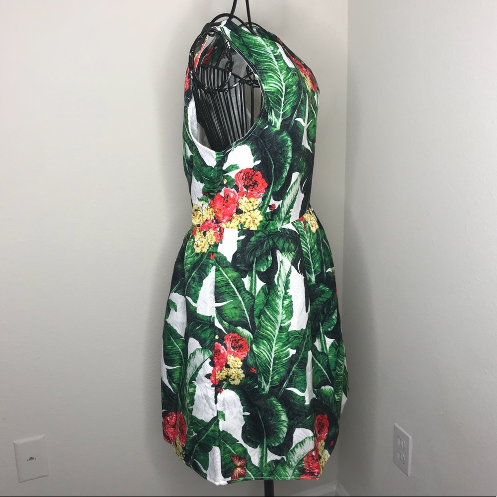 🌴1 LEFT🌴 Tropical A-Line Dress - Picture 4 of 7